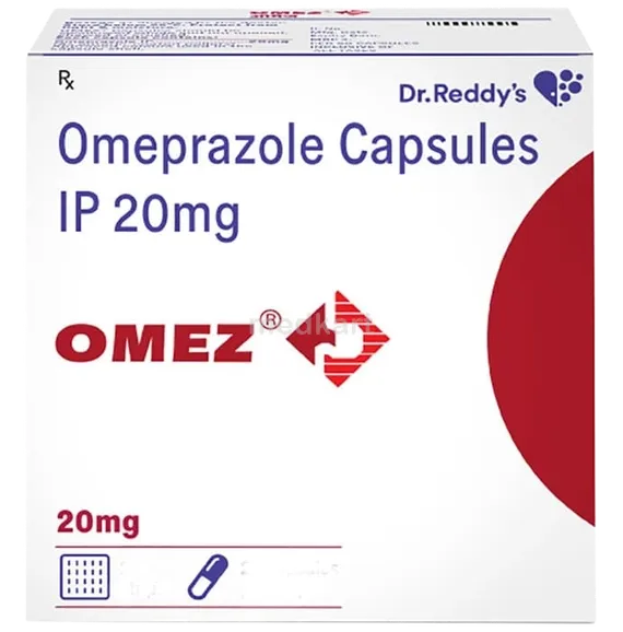 omez 20mg capsule 20's